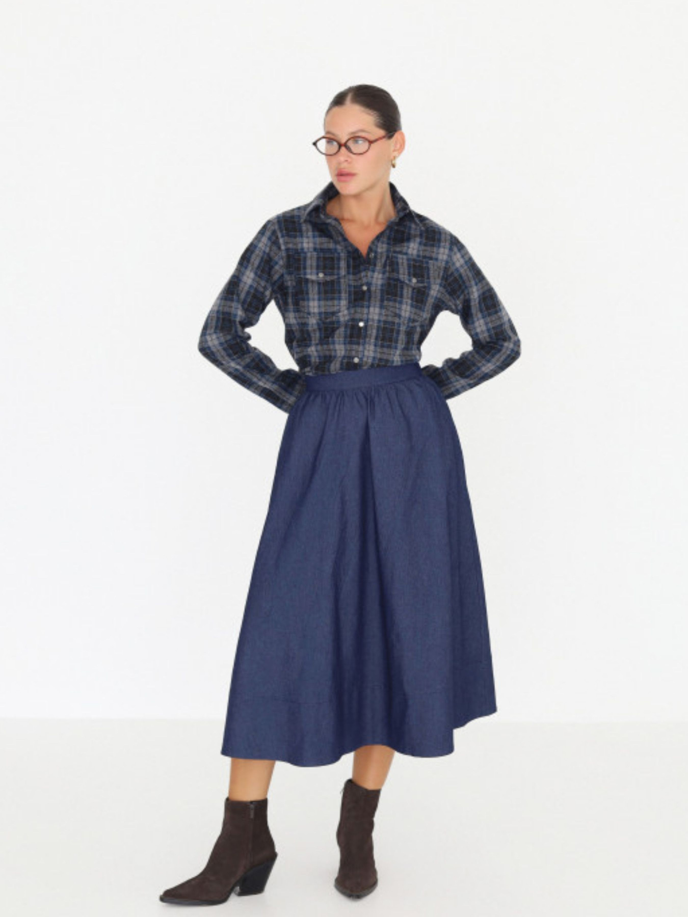 Джинсовая юбка Lilove модель 357 Фото