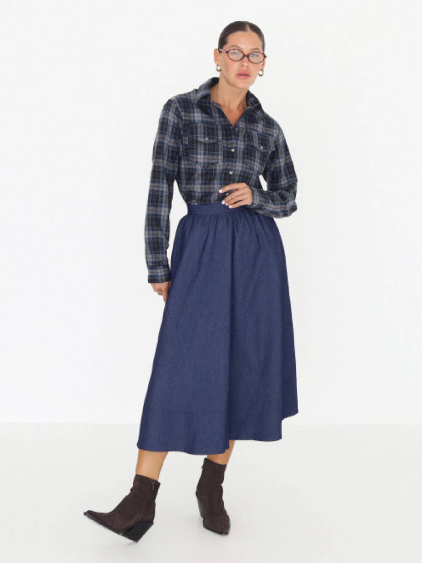 Джинсовая юбка Lilove модель 357 Фото