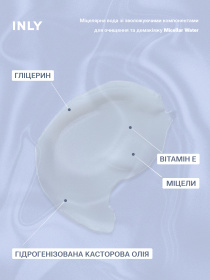 Micellar Water
Мицеллярная вода с увлажняющими компонентами для очищения и демакияжа INLY модель 682914 Фото