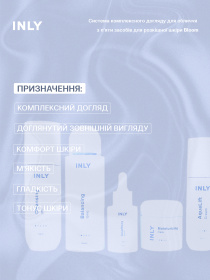 Bloom Набор для комплексного ухода за кожей лица, 5 средств для сияния, увлажнения и баланса INLY модель 682884 Фото