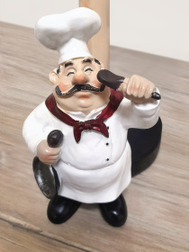 Держатель для бумажных полотенец декоративный "Повар" MBM MY HOME модель DH-ST-02-2 WHITE Фото