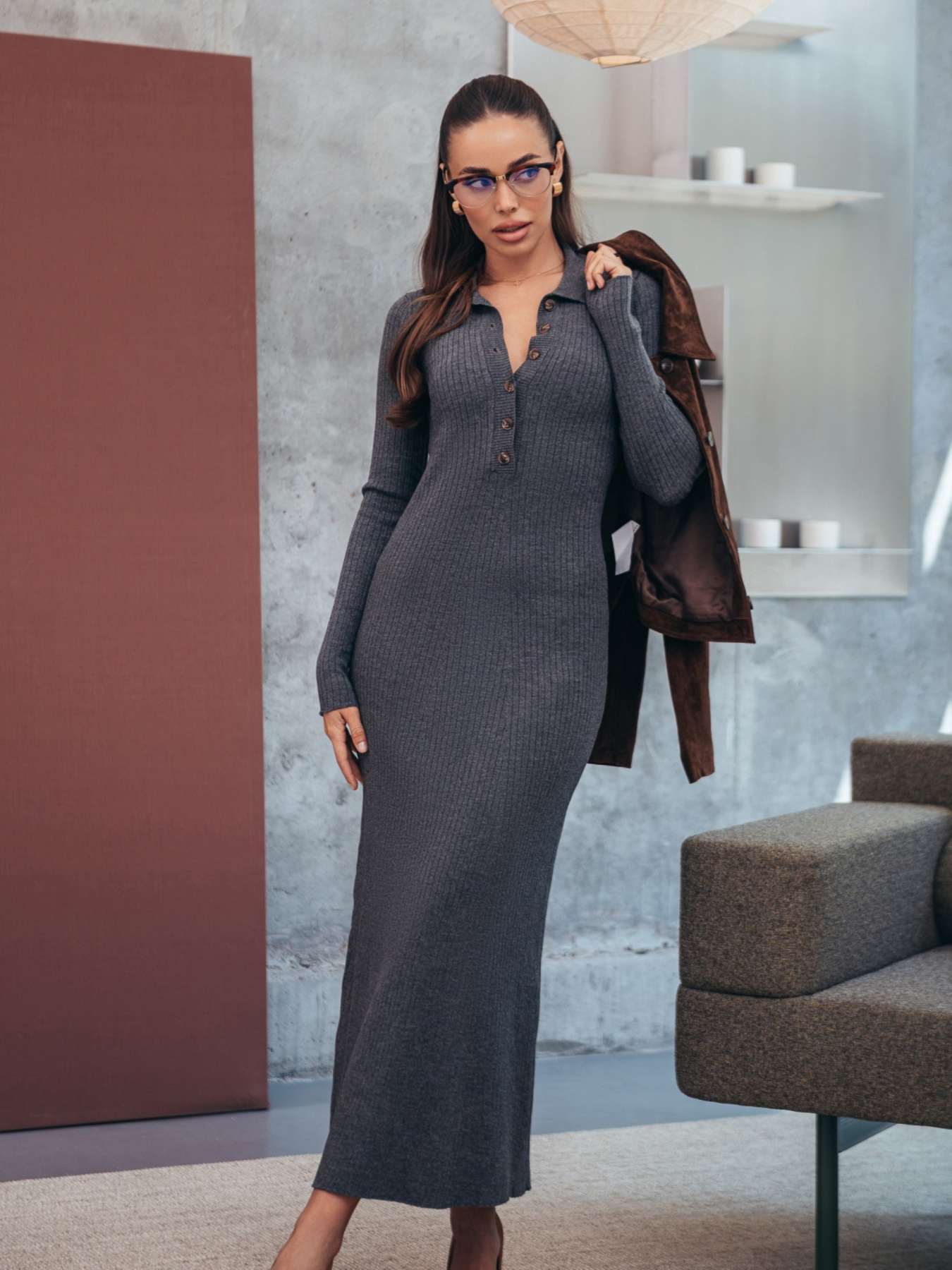 Платье макси Dressa модель 75797 Фото