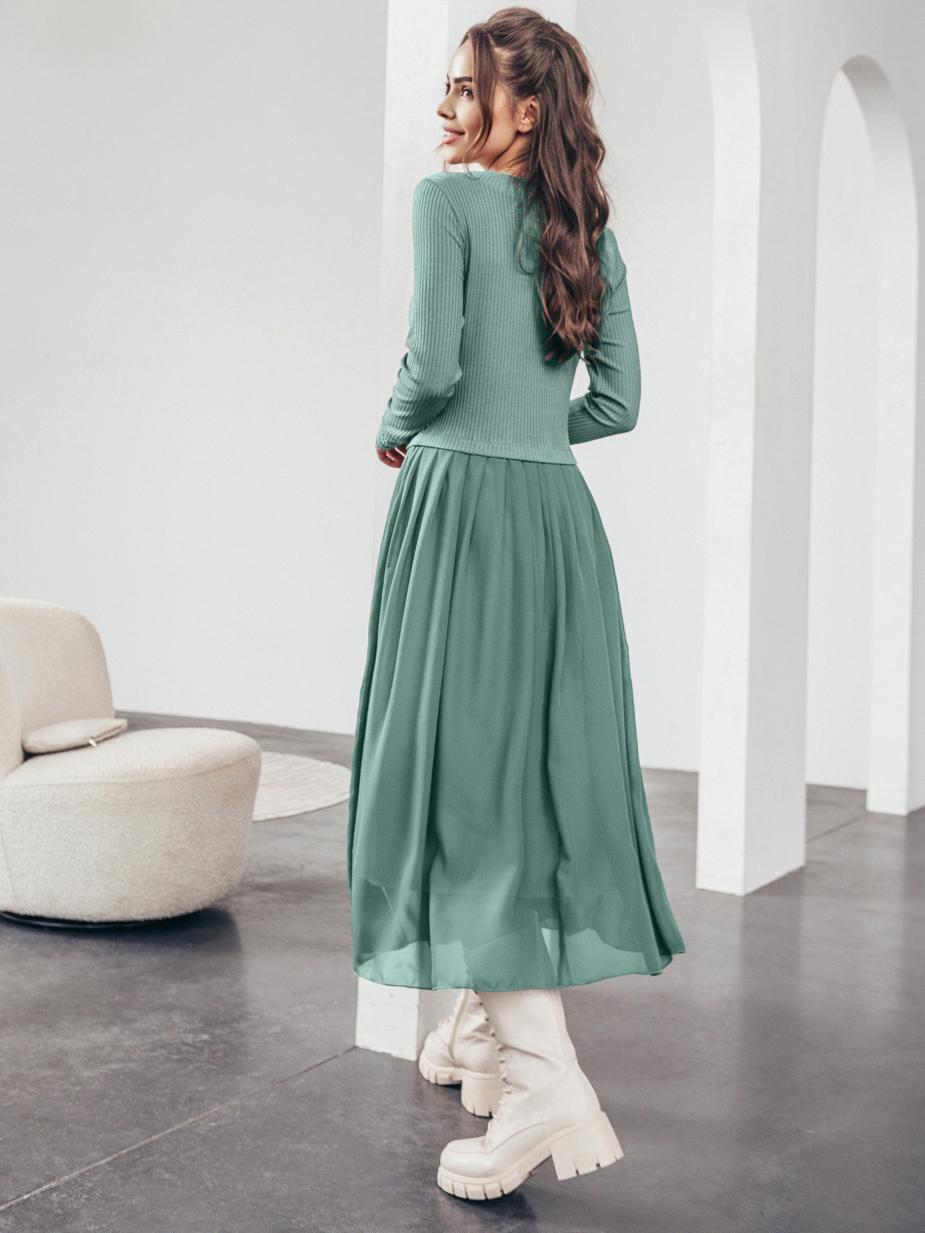 Платье миди Dressa модель 57604 Фото