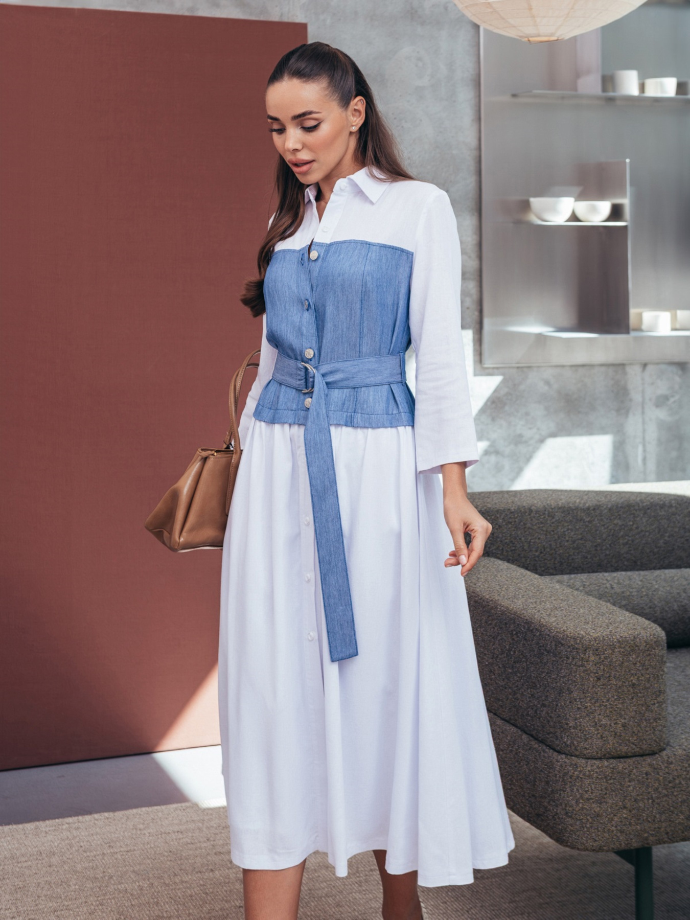 Платье миди Dressa модель 75855 Фото