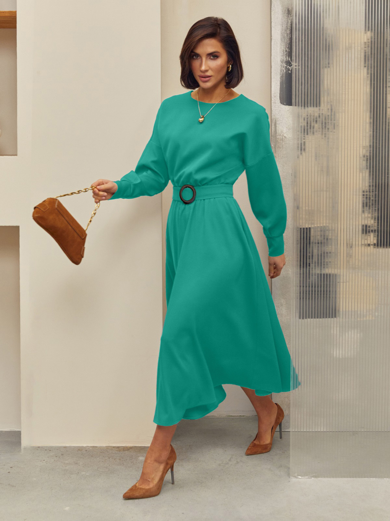 Платье миди Dressa модель 74085 Фото