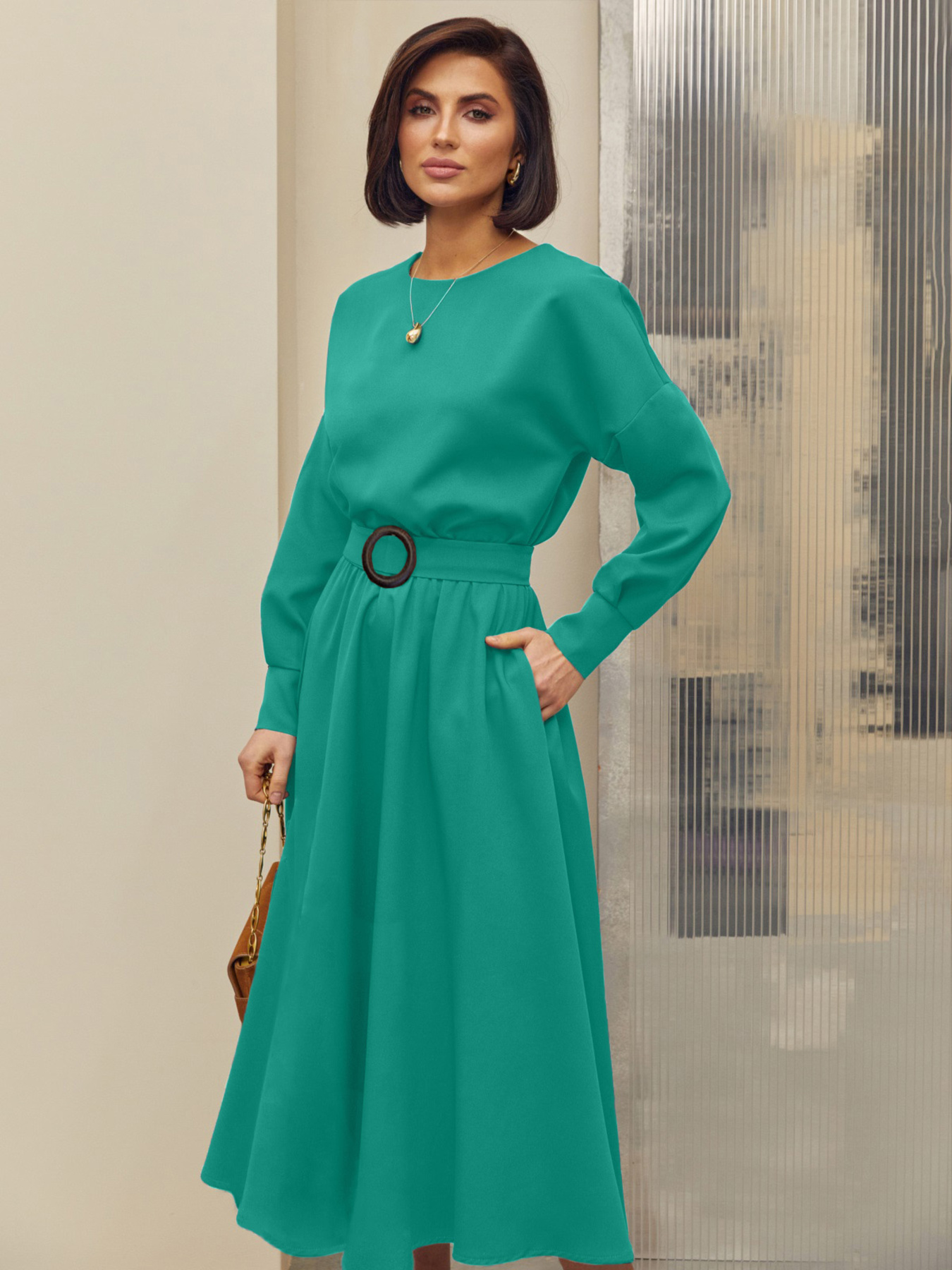 Платье миди Dressa модель 74085 Фото