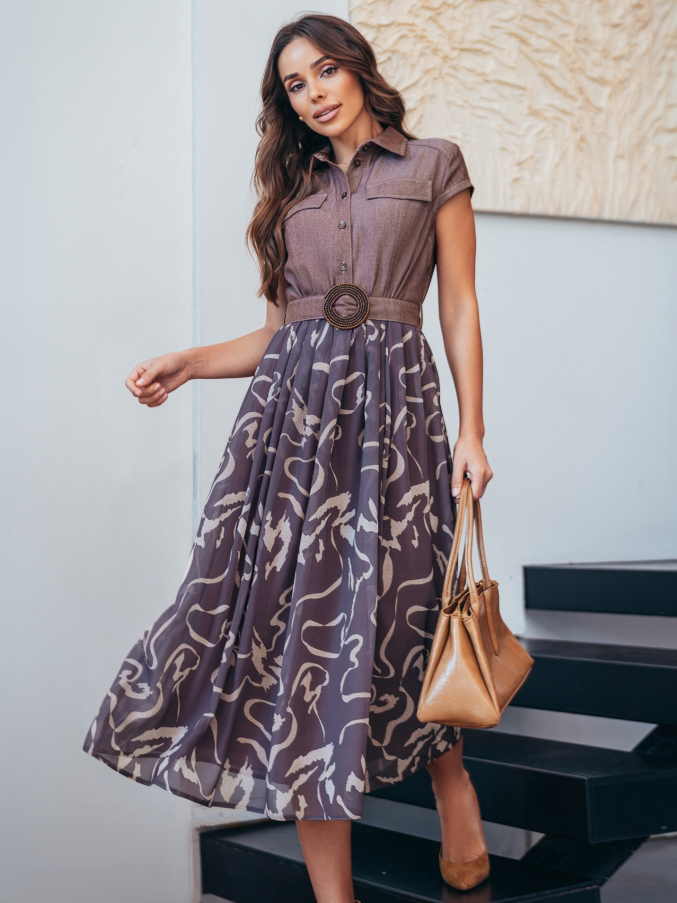 Платье миди Dressa модель 75873 Фото