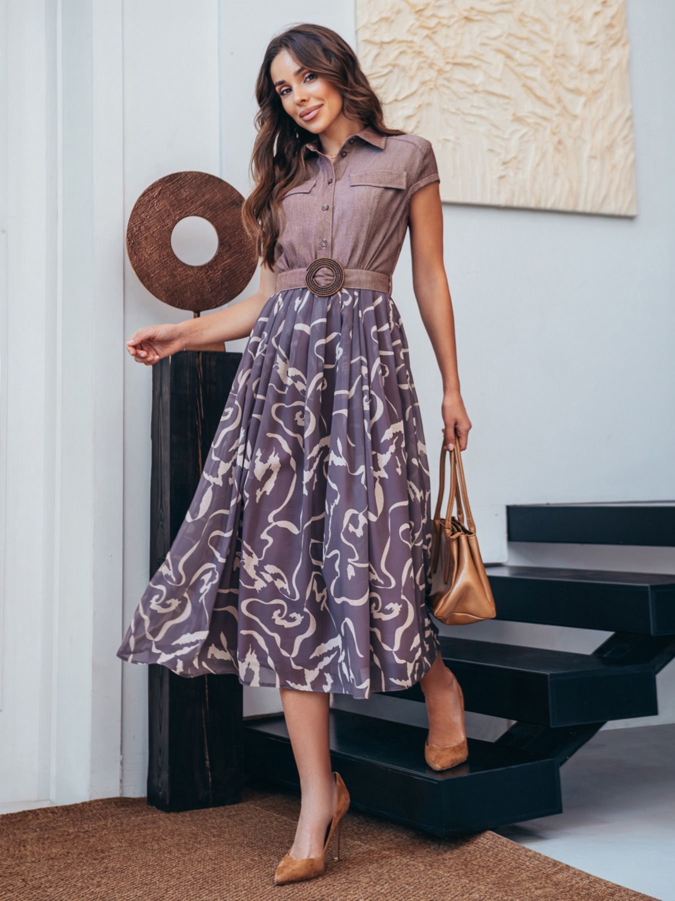 Платье миди Dressa модель 75873 Фото