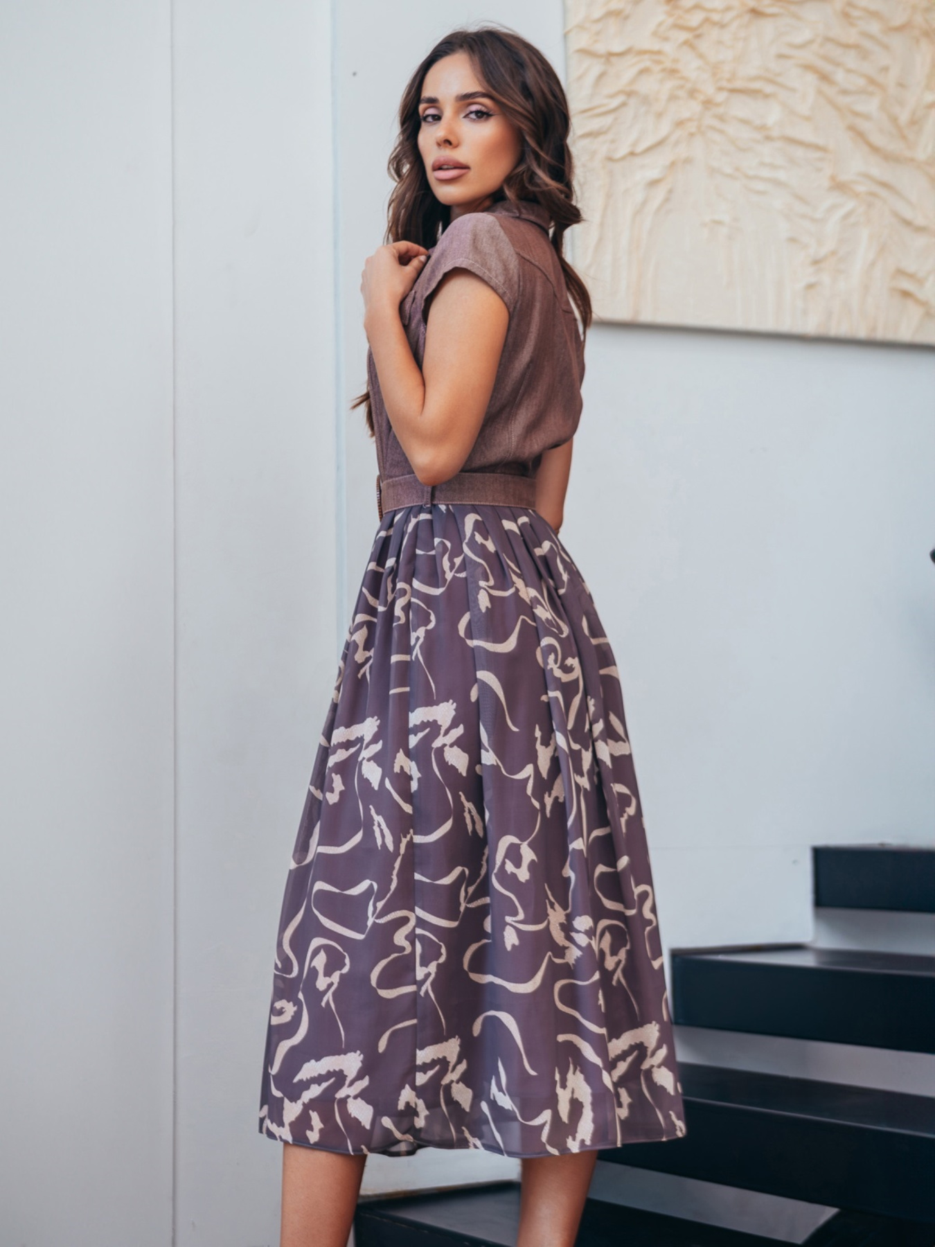 Платье миди Dressa модель 75873 Фото