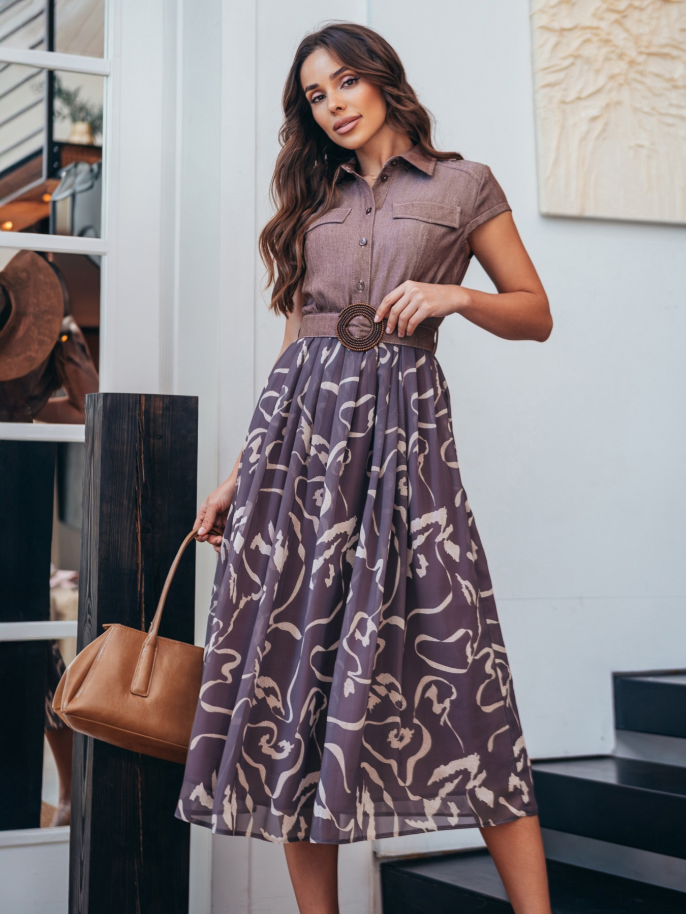 Платье миди Dressa модель 75873 Фото