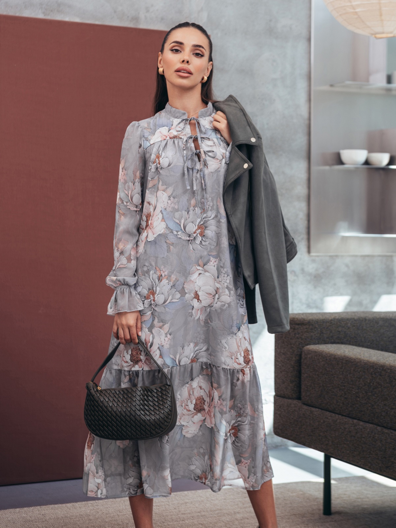 Платье миди Dressa модель 75875 Фото