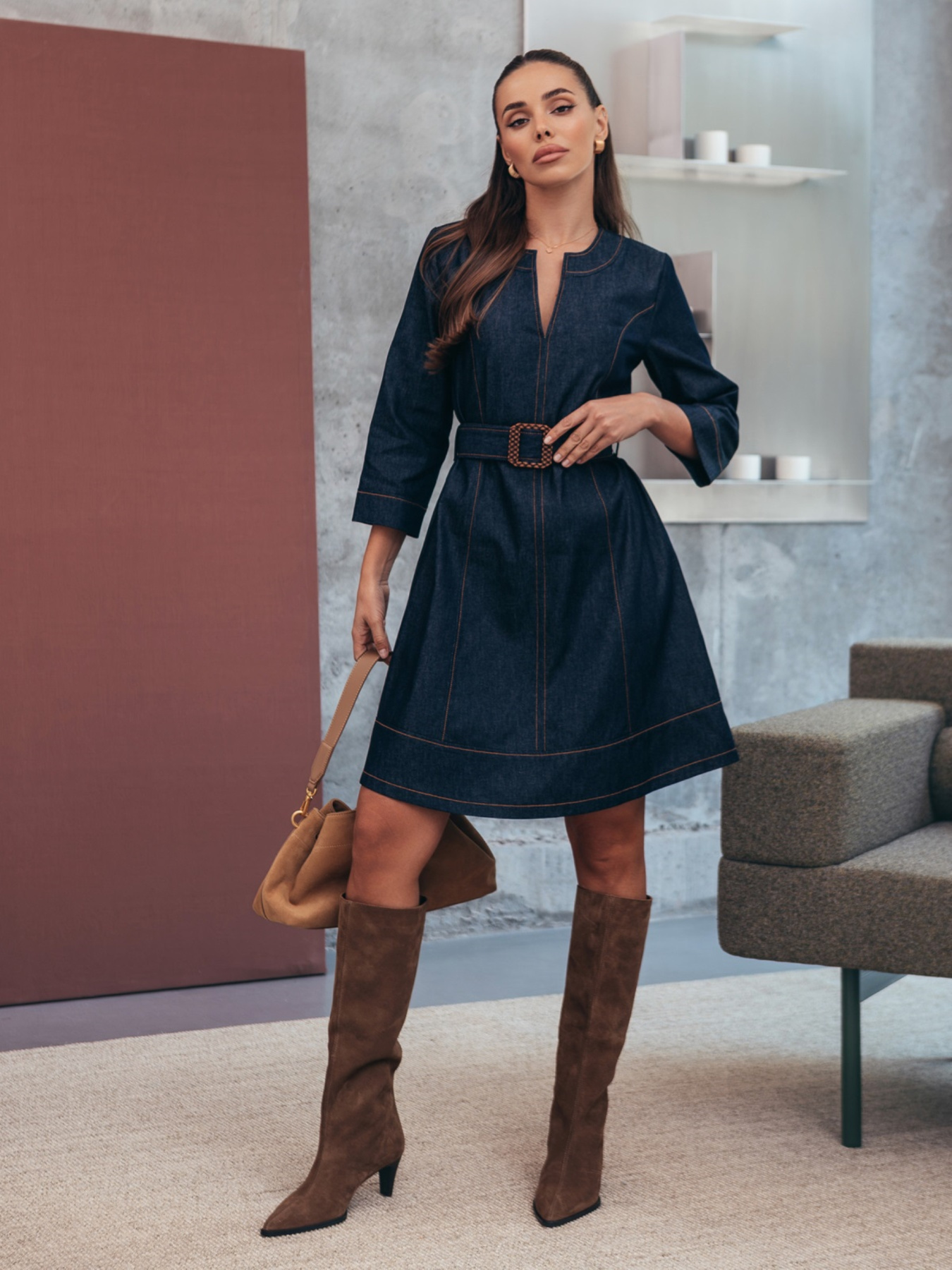 Платье мини Dressa модель 75885 Фото