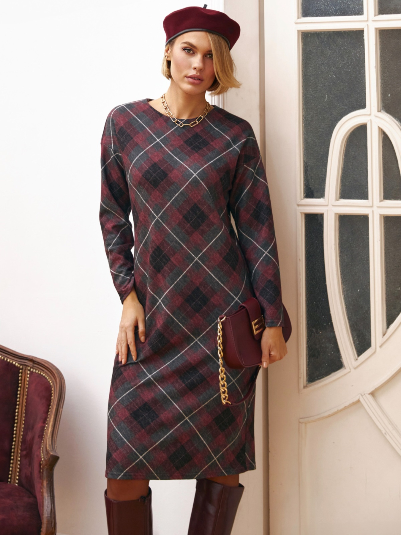 Платье миди Dressa модель 72582 Фото