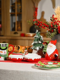 Менажниця "Різдво" MBM MY HOME модель KP-83 RED/WHITE Фото