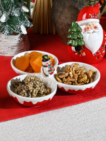 Менажниця "Різдво" MBM MY HOME модель KP-83 RED/WHITE Фото