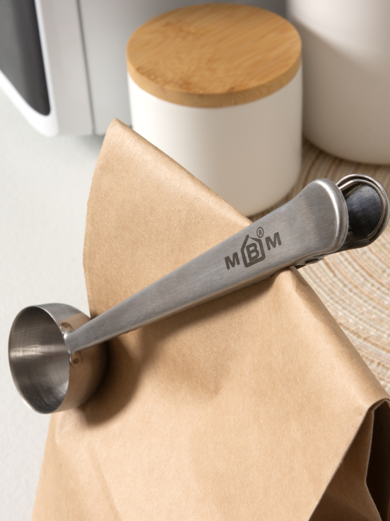 Затискач з ложкою з нержавіючої сталі MBM HOME модель KP-22 SS Фото