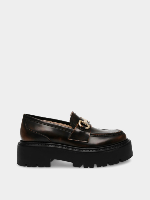 Туфли мен лоферлер Steve Madden үлгі SM11003276 BROWN ACTION LEATHER Фото