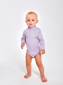 Боди-гольф SMIL Полоска сиреневая модель smil_102773-poloska-sirenevaa Фото