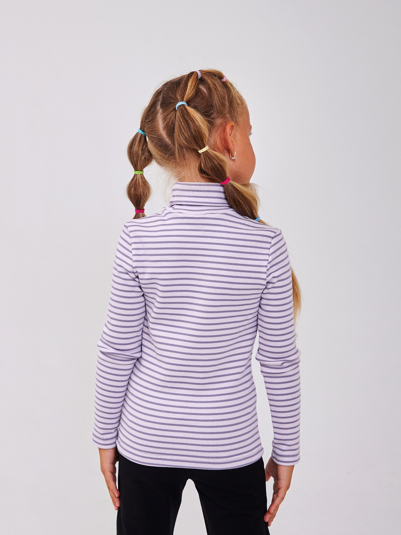 Водолазка SMIL модель smil_114019-poloska-sirenevaa Фото