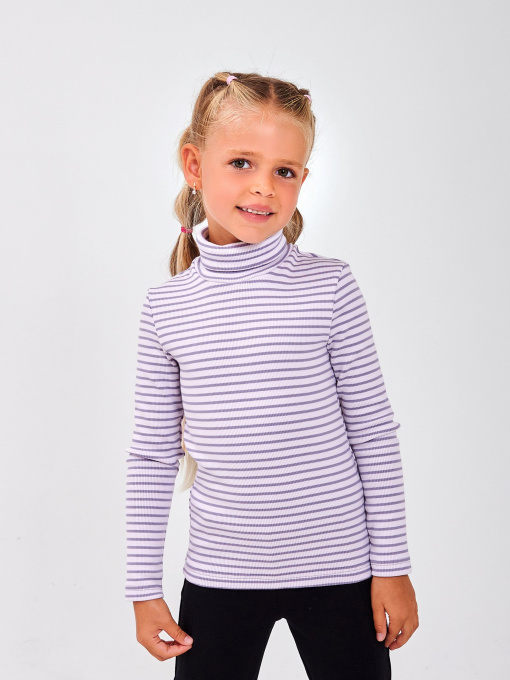 Водолазка SMIL модель smil_114019-poloska-sirenevaa Фото