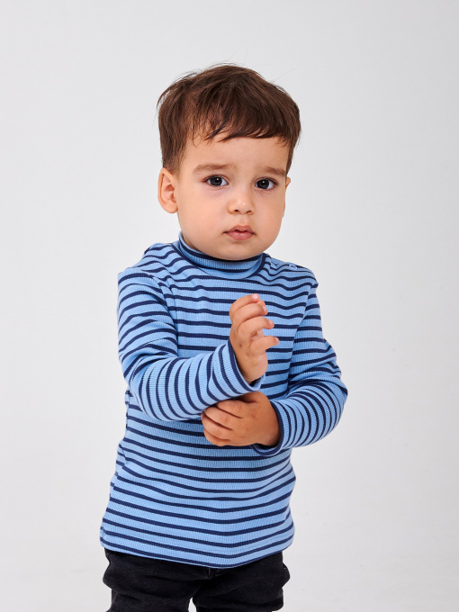 Водолазка SMIL модель smil_114025-poloska-golubaa Фото