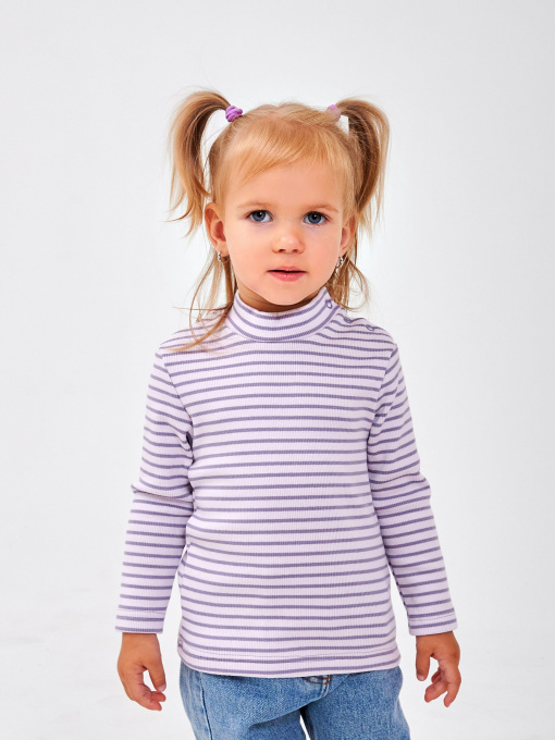 Водолазка SMIL Модель smil_114017-poloska-sirenevaa Фото