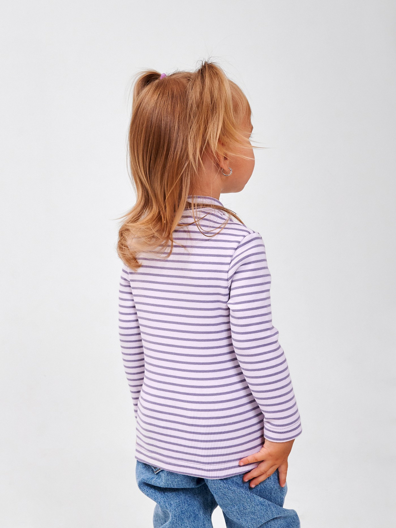 Водолазка SMIL модель smil_114017-poloska-sirenevaa Фото