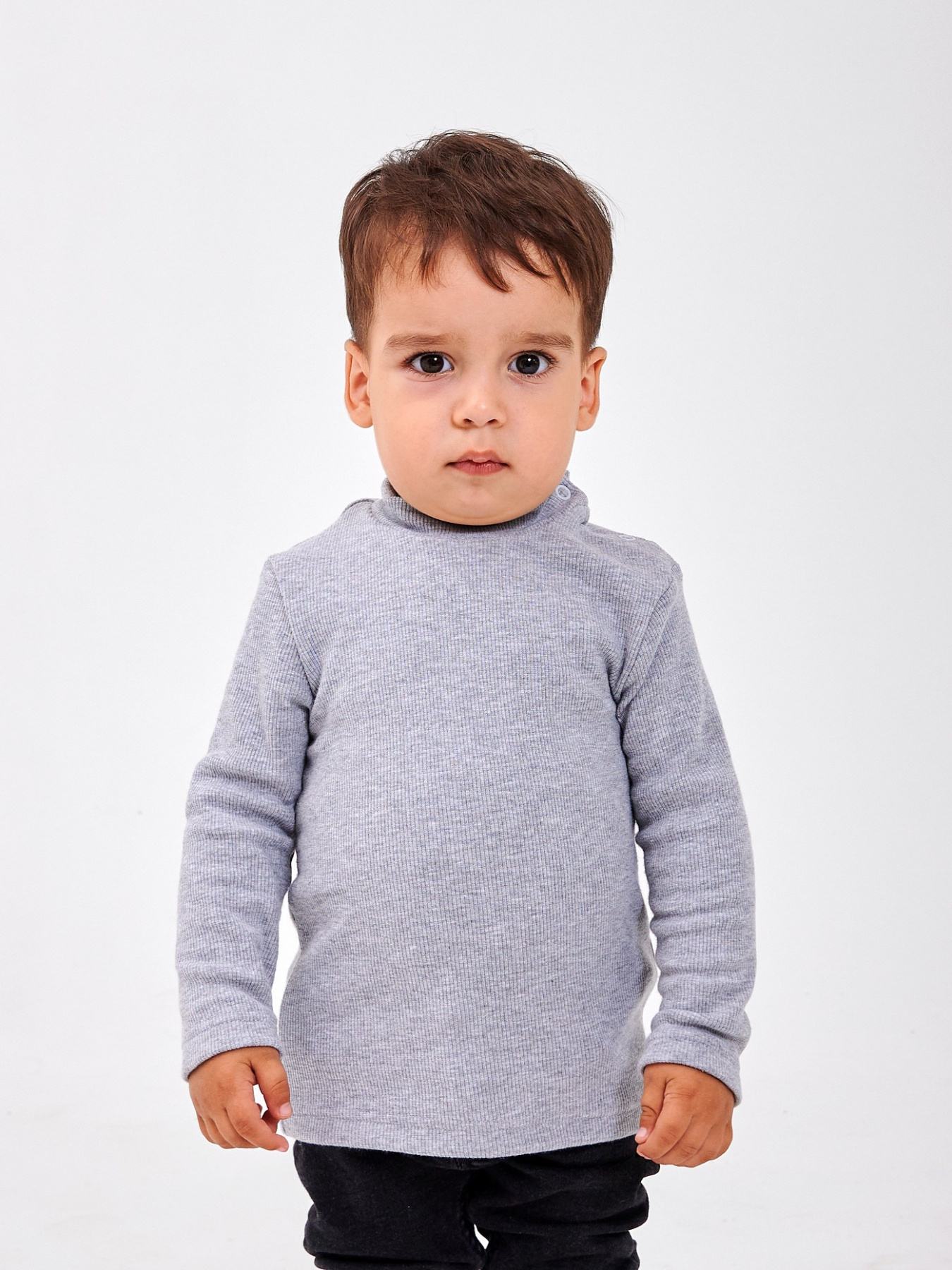 Водолазка SMIL модель smil_114025-seryj-melanz Фото