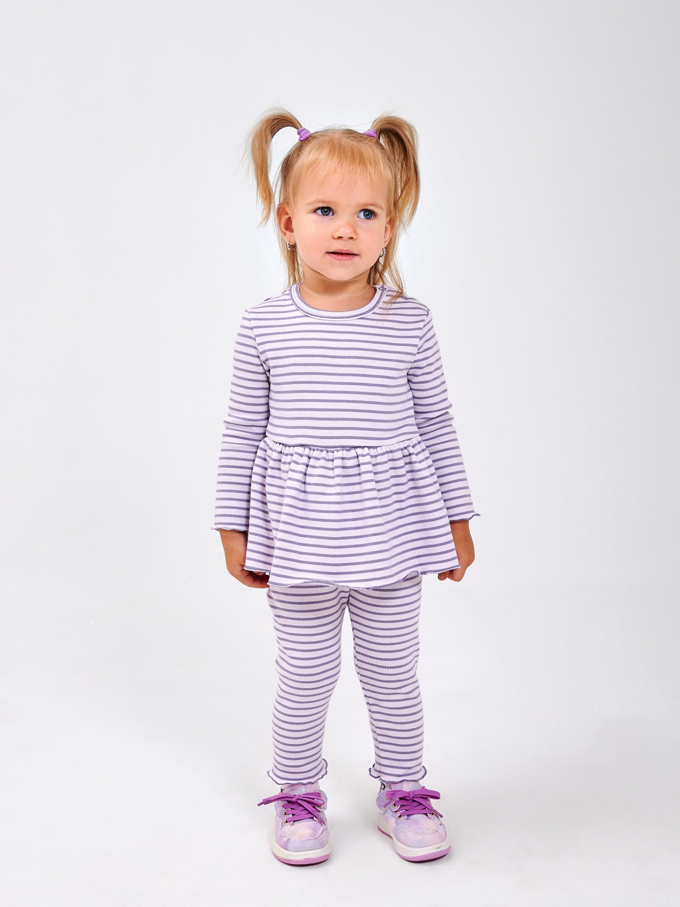 Комплект для немовлят SMIL модель smil_117465-poloska-sirenevaa Фото