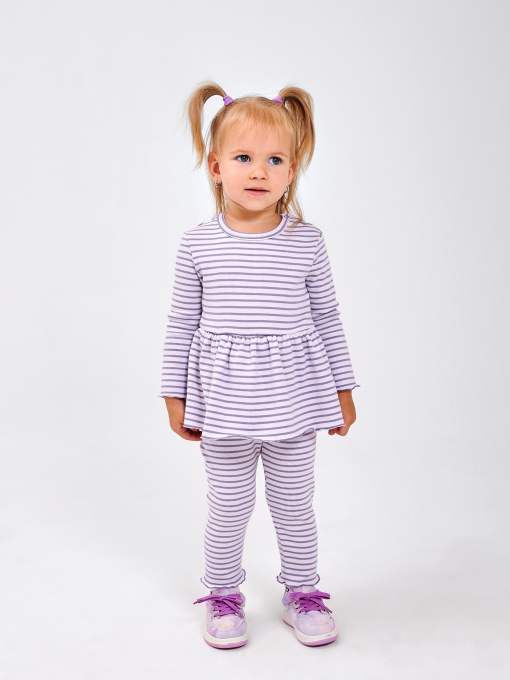 Комплект для младенцев SMIL модель smil_117465-poloska-sirenevaa Фото