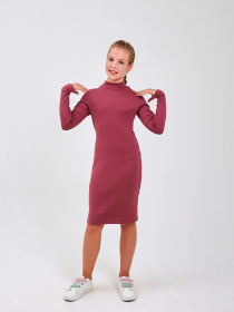 Платье миди SMIL модель smil_120439-slivovyj Фото