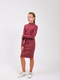 Платье миди SMIL модель smil_120439-slivovyj Фото