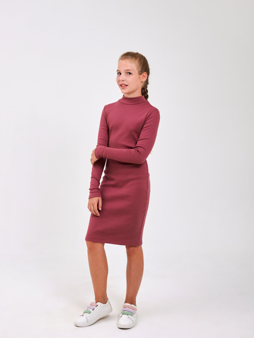 Платье миди SMIL модель smil_120439-slivovyj Фото