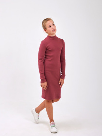 Платье миди SMIL модель smil_120439-slivovyj Фото