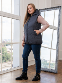 Жилет с утеплителем UVENTUM модель 00125-mt-grey Фото