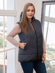 Утеплений жилет UVENTUM модель 00125-mt-grey Утеплений жилет UVENTUM модель 00125-mt-grey Фото