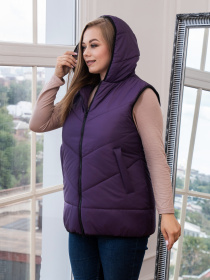 Утеплений жилет UVENTUM модель 00125-mt-lilac Фото