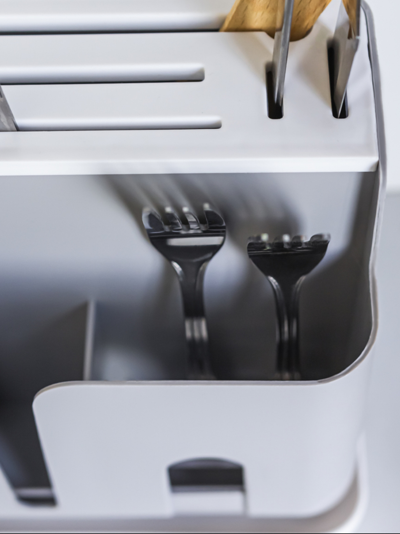 Підставка для кухонного приладдя MBM HOME модель KP-55 GRAY/WHITE Фото