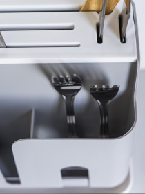 Підставка для кухонного приладдя MBM HOME модель KP-55 GRAY/WHITE Фото