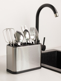 Органайзер для кухонного приладдя MBM HOME модель KP-65 SS/BLACK Фото