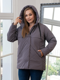 Демісезонна куртка UVENTUM модель 00157-mt-grey Фото