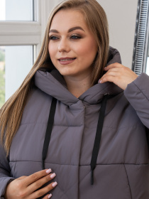 Демисезонная куртка UVENTUM модель 00157-mt-grey Фото