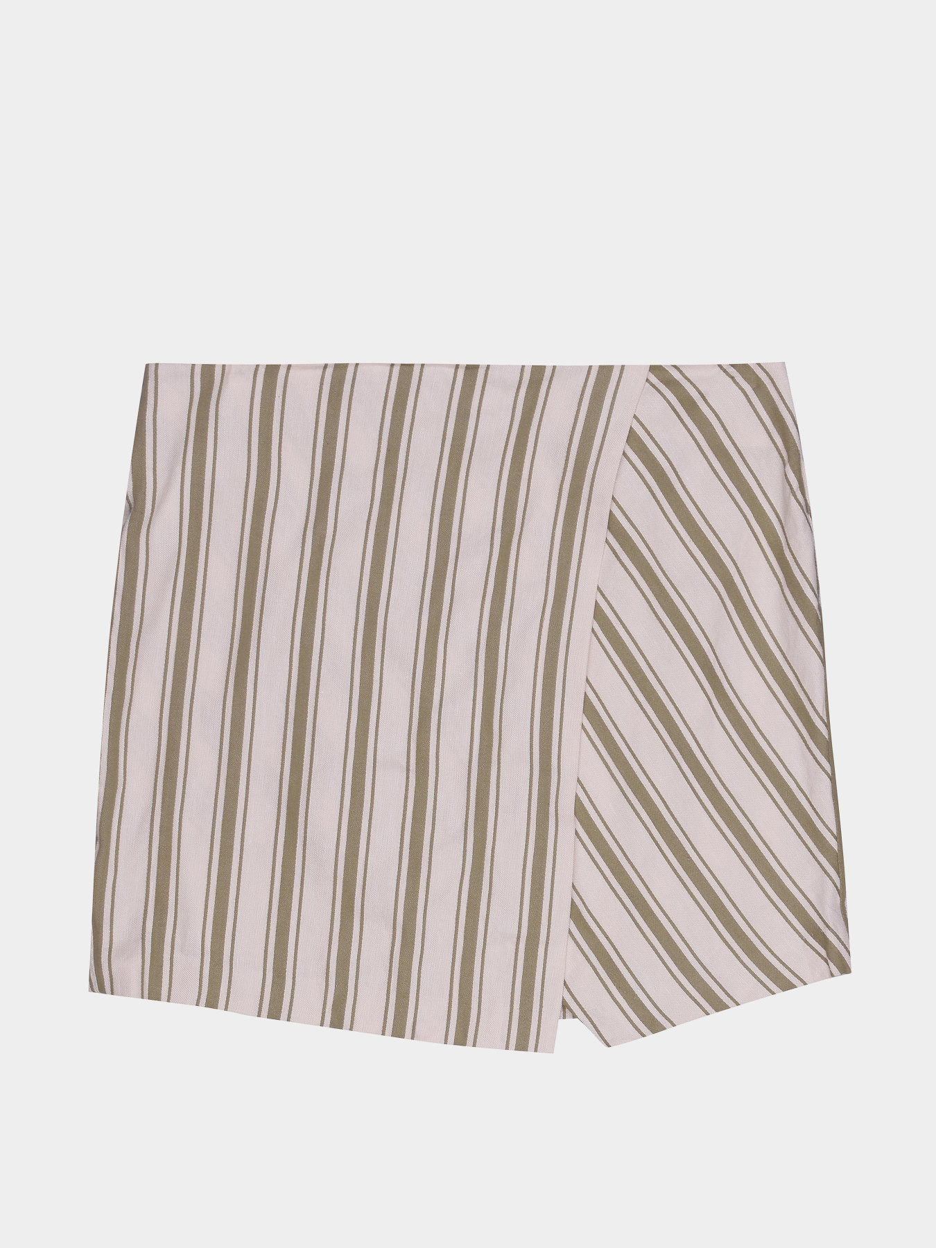 Спідниця міні & Other Stories модель 6575888RP3_бежево-зеленый в полоску Фото