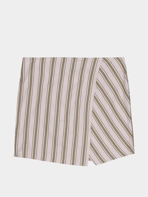 Юбка модель 6575888RP3_бежево-зеленый в полоску Фото