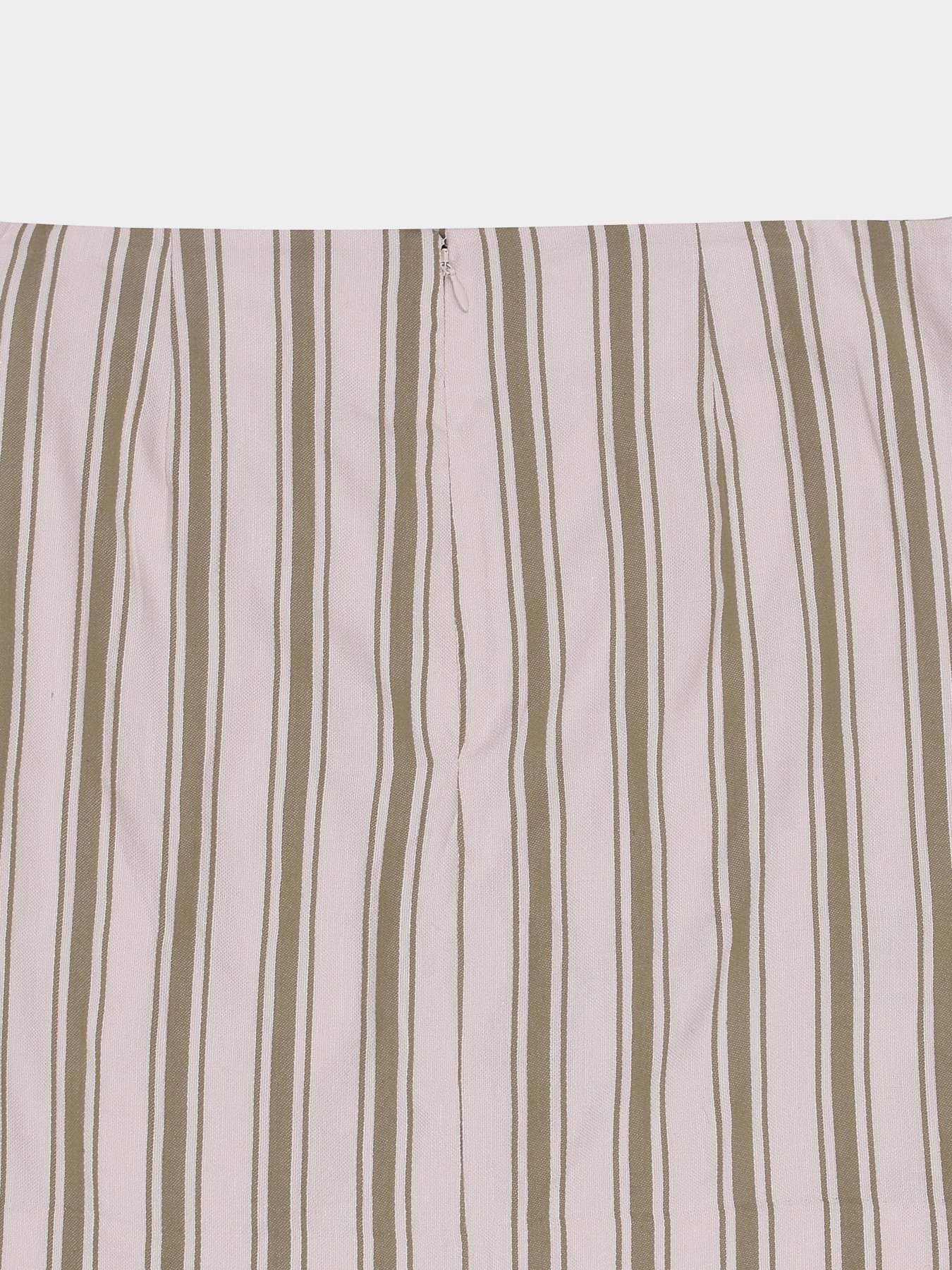 Спідниця міні & Other Stories модель 6575888RP3_бежево-зеленый в полоску Фото