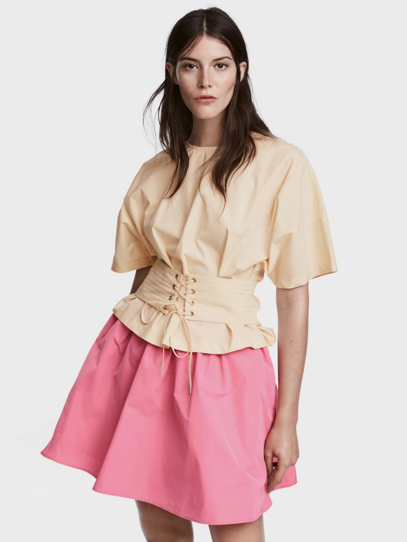 Спідниця міні H&M модель 5471636RP12_розовый Фото