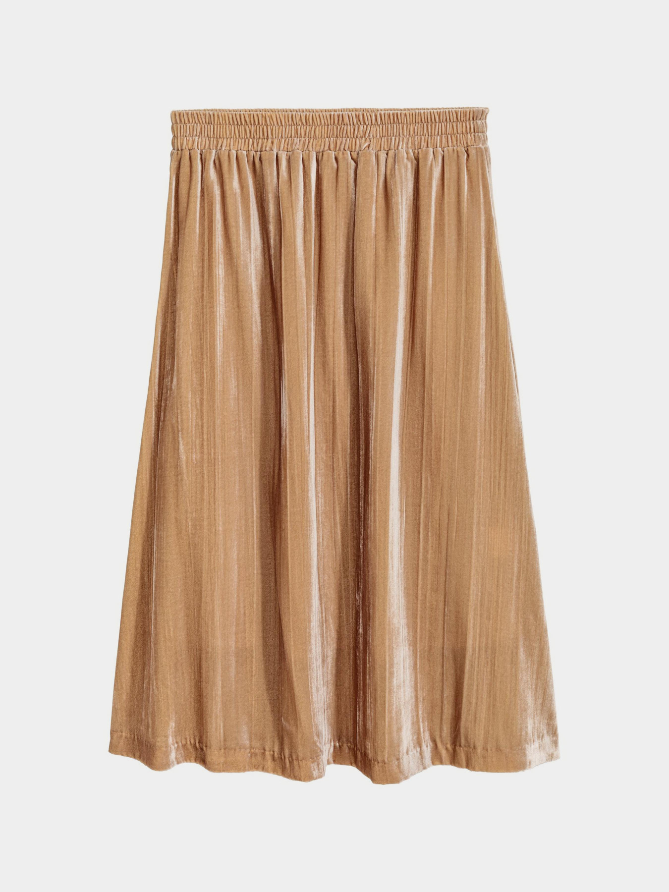 Спідниця міді H&M модель 4638904RP1_бежевый Фото