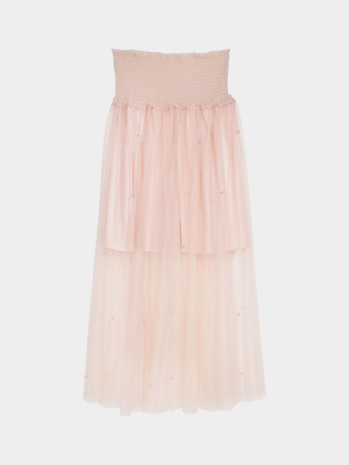 Юбка макси H&M модель 5967936RP11_пудровый Фото