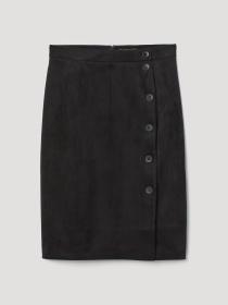 Юбка миди H&M модель 6557100sm_Черный Фото