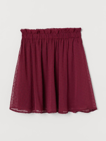 Спідниця міні H&M модель 8313022dm_бордовый Фото